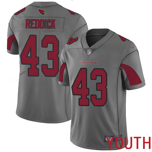 Arizona Cardinals Limited Silver Youth Haason Reddick Jersey NFL Football #43 Inverted Legend->arizona cardinals->NFL Jersey